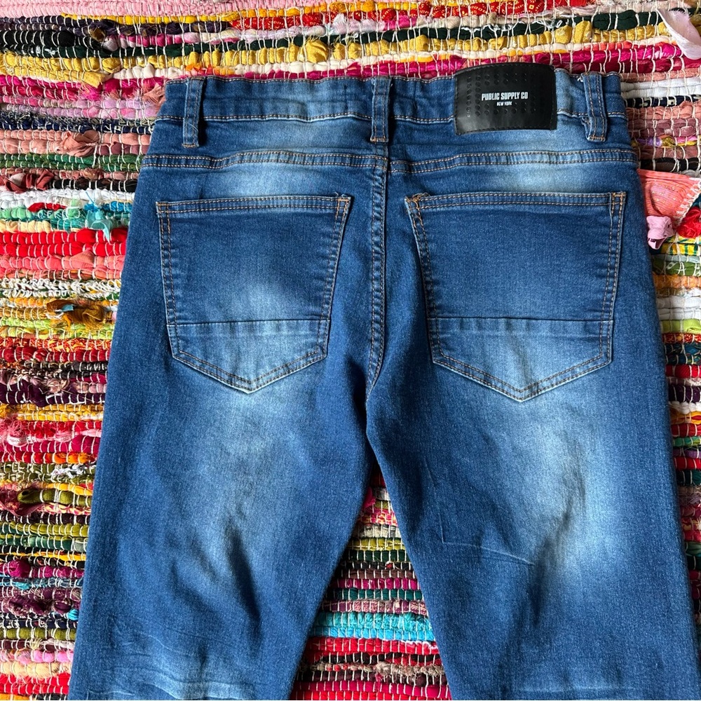 Public Supply CO‎ Blue Skinny Jeans Size 29 - Picture 5 of 9